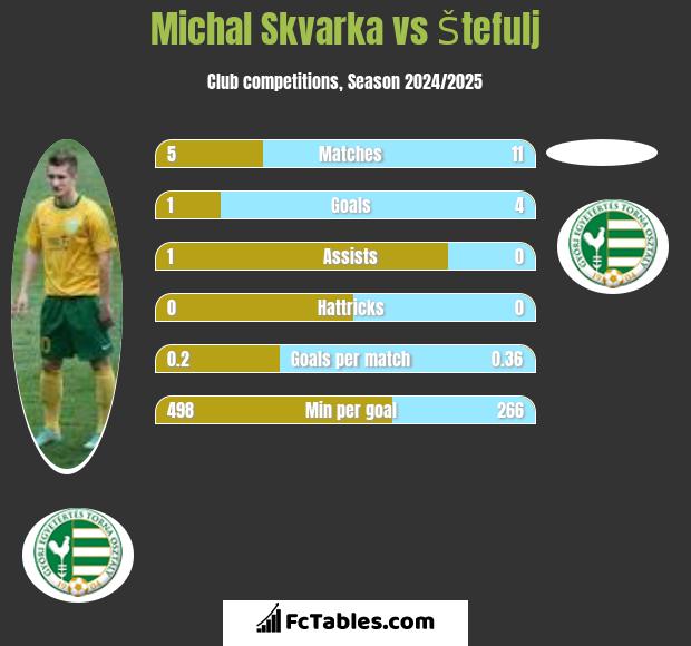 Michal Skvarka vs Štefulj h2h player stats