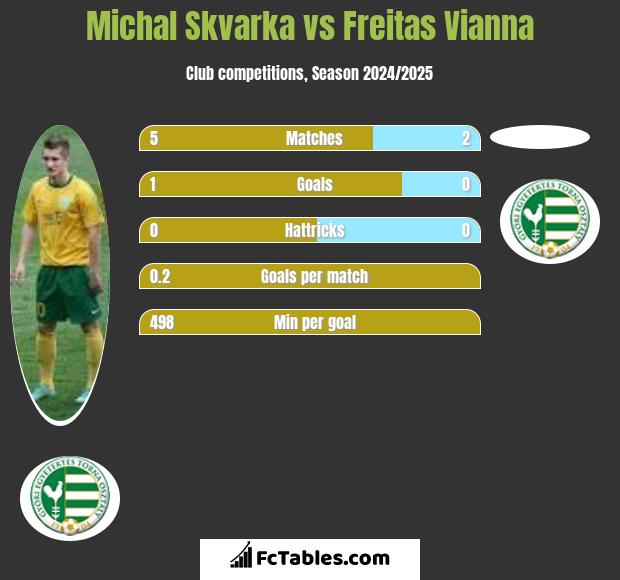 Michal Skvarka vs Freitas Vianna h2h player stats