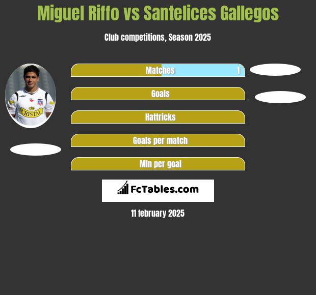 Miguel Riffo vs Santelices Gallegos h2h player stats