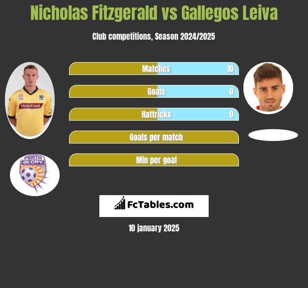 Nicholas Fitzgerald vs Gallegos Leiva h2h player stats