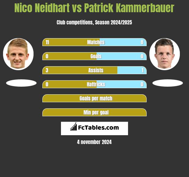 Nico Neidhart vs Patrick Kammerbauer h2h player stats