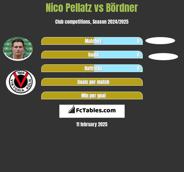 Nico Pellatz vs Bördner h2h player stats