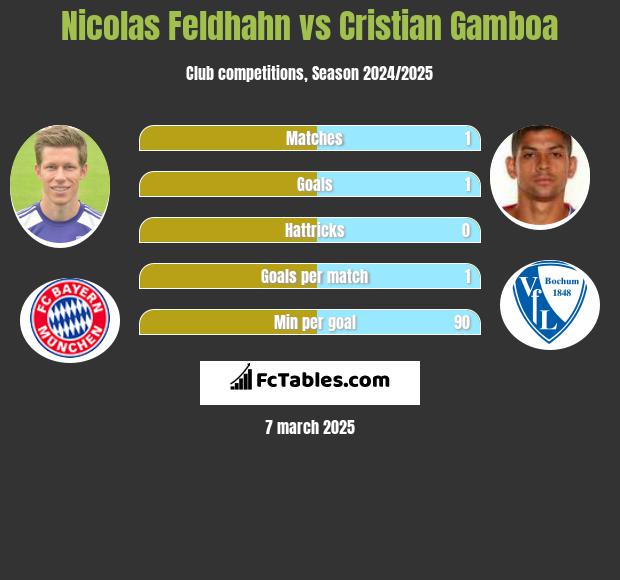 Nicolas Feldhahn vs Cristian Gamboa h2h player stats