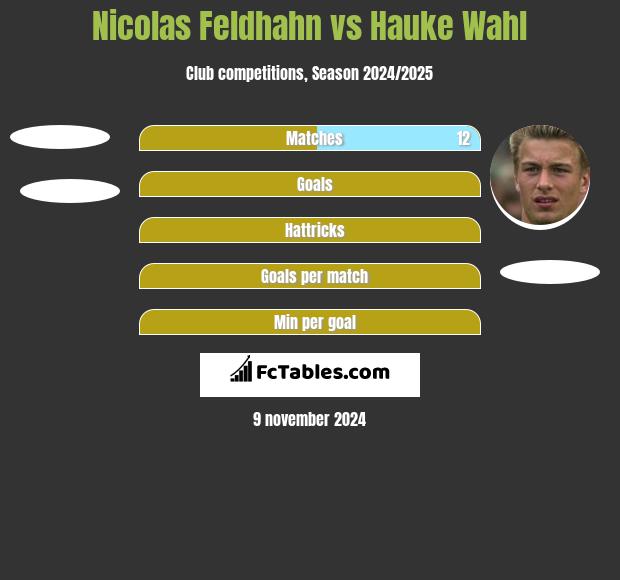 Nicolas Feldhahn vs Hauke Wahl h2h player stats