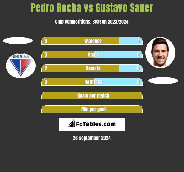 Pedro Rocha vs Gustavo Sauer h2h player stats