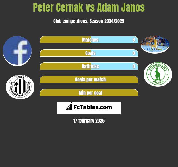 Peter Cernak vs Adam Janos h2h player stats