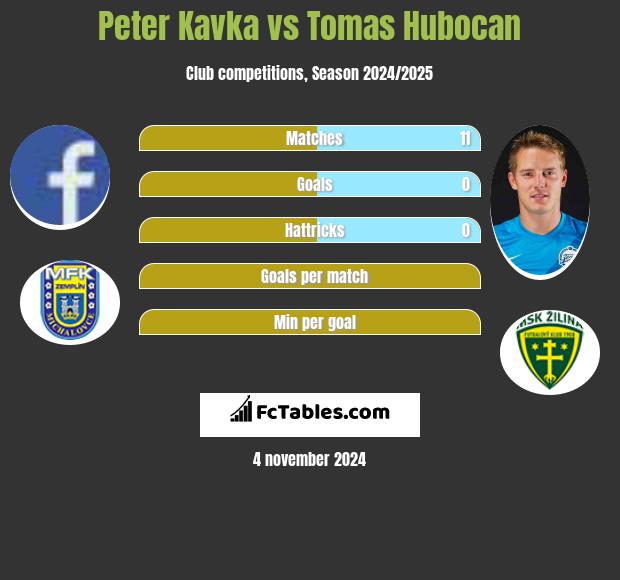 Peter Kavka vs Tomas Hubocan h2h player stats