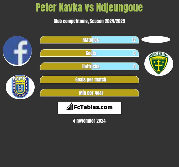 Peter Kavka vs Ndjeungoue h2h player stats