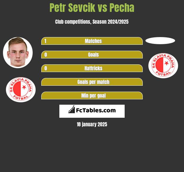 Petr Sevcik vs Pecha h2h player stats