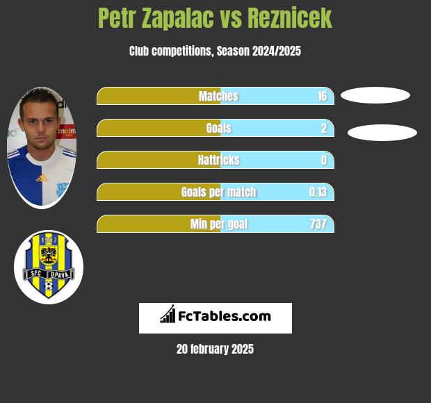 Petr Zapalac vs Reznicek h2h player stats