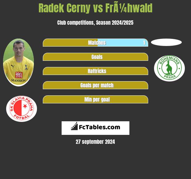 Radek Cerny vs FrÃ¼hwald h2h player stats