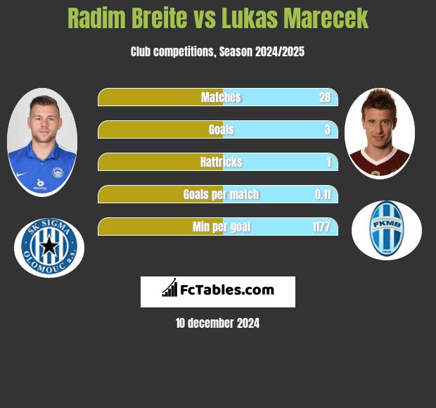 Radim Breite vs Lukas Marecek h2h player stats