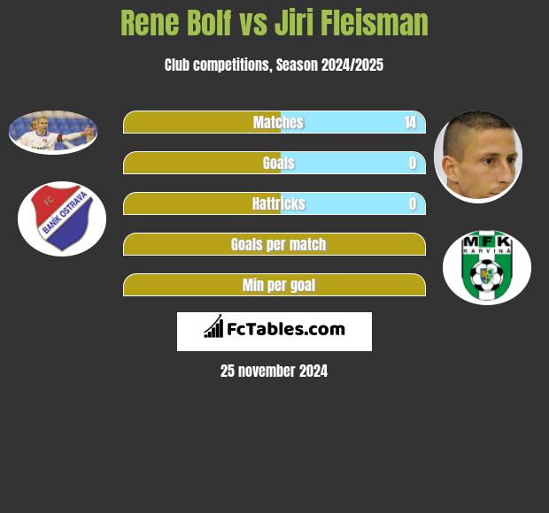 Rene Bolf vs Jiri Fleisman h2h player stats