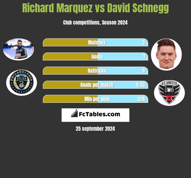 Richard Marquez vs David Schnegg h2h player stats