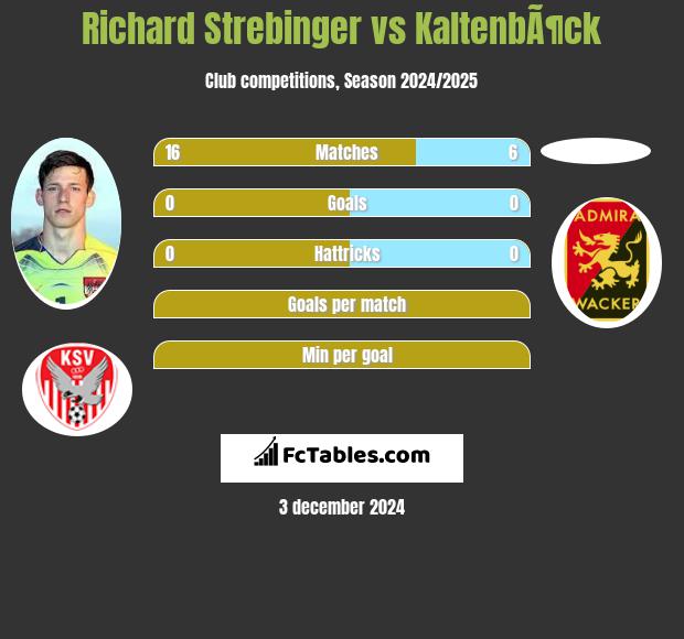 Richard Strebinger vs KaltenbÃ¶ck h2h player stats