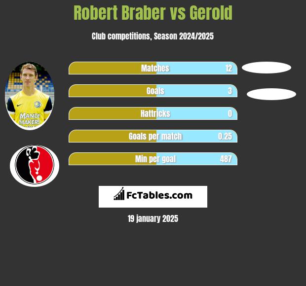 Robert Braber vs Gerold h2h player stats