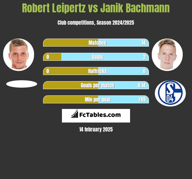 Robert Leipertz vs Janik Bachmann h2h player stats