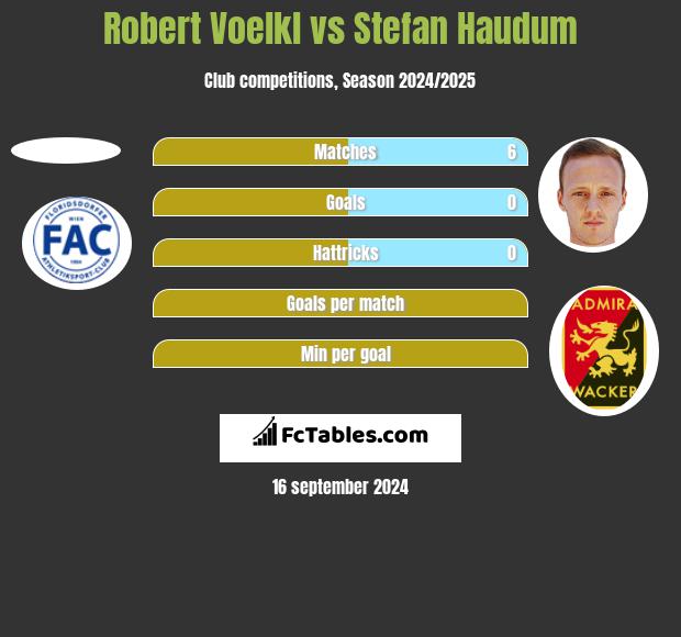 Robert Voelkl vs Stefan Haudum h2h player stats