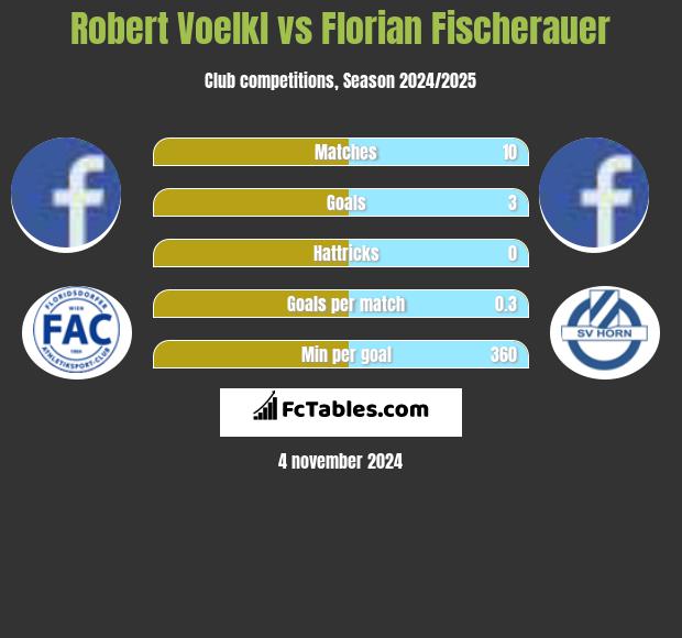 Robert Voelkl vs Florian Fischerauer h2h player stats