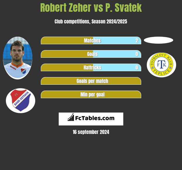 Robert Zeher vs P. Svatek h2h player stats