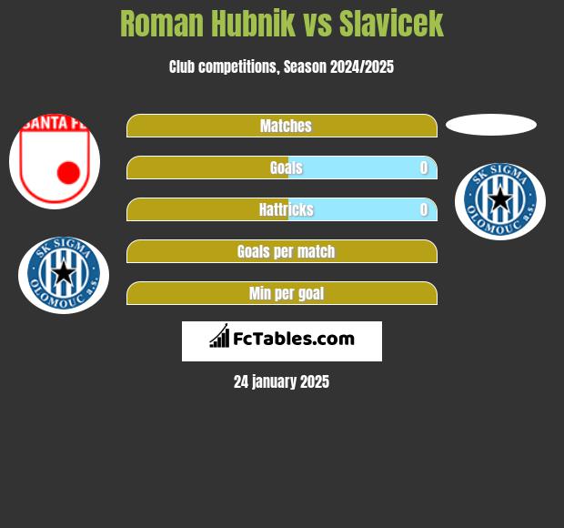 Roman Hubnik vs Slavicek h2h player stats