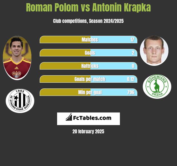 Roman Polom vs Antonin Krapka h2h player stats