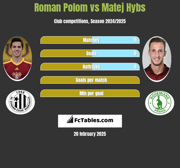 Roman Polom vs Matej Hybs h2h player stats