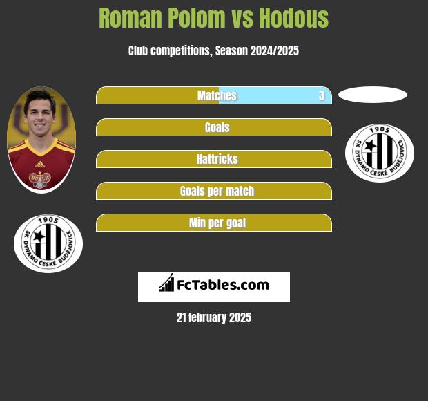 Roman Polom vs Hodous h2h player stats