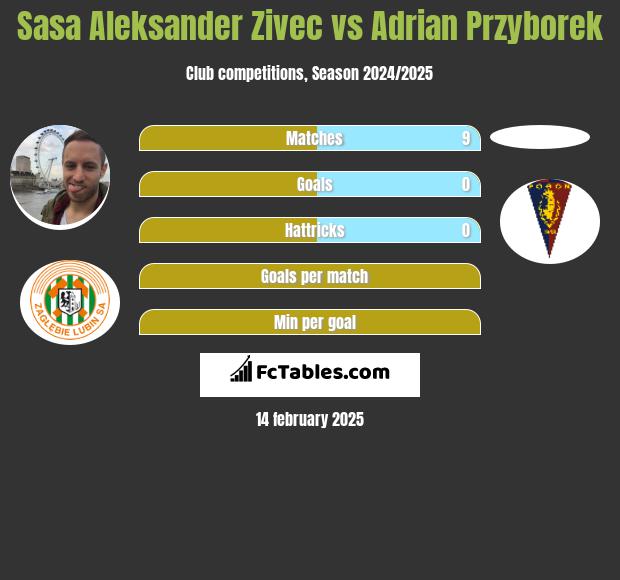 Sasa Zivec vs Adrian Przyborek h2h player stats