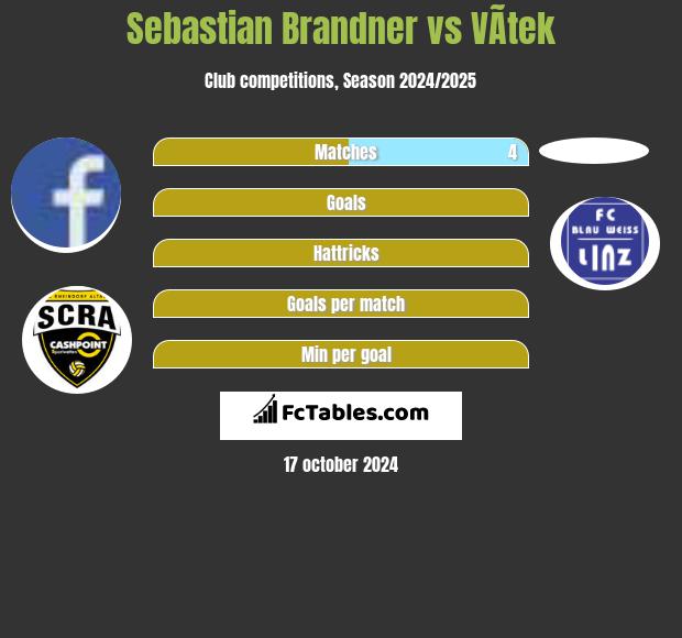 Sebastian Brandner vs VÃ­tek h2h player stats