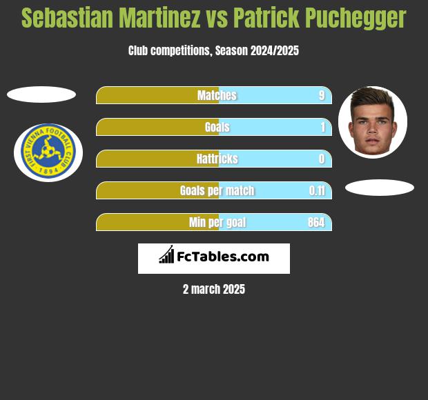 Sebastian Martinez vs Patrick Puchegger h2h player stats