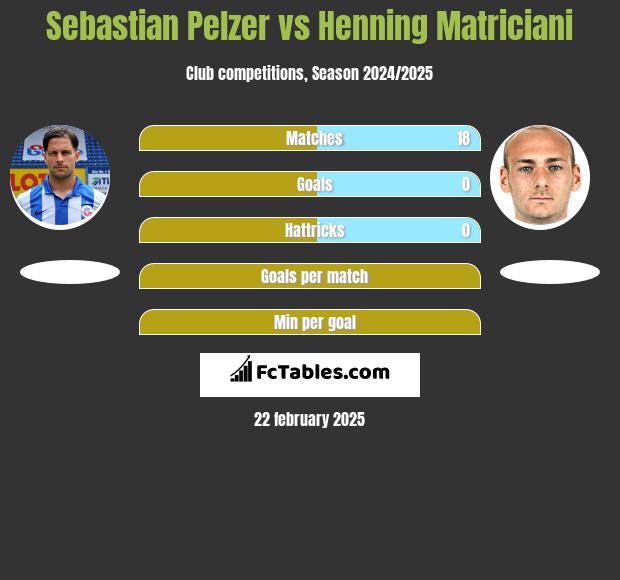 Sebastian Pelzer vs Henning Matriciani h2h player stats