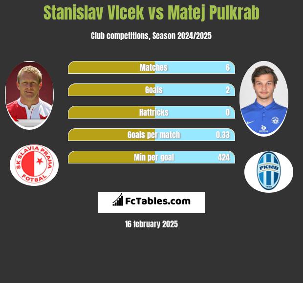 Stanislav Vlcek vs Matej Pulkrab h2h player stats