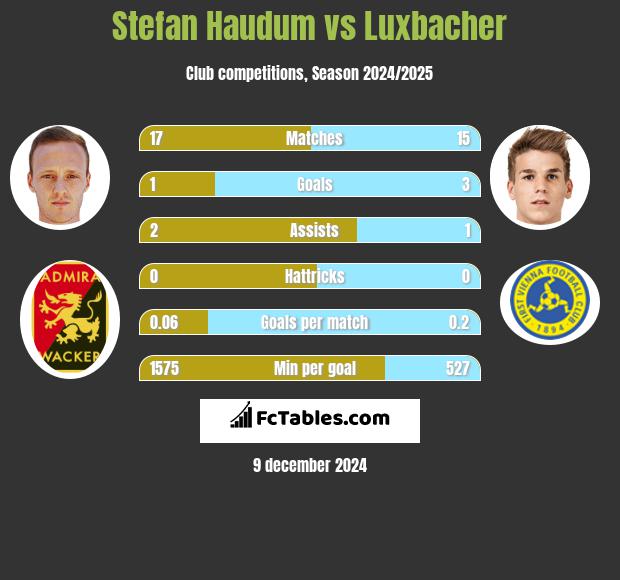 Stefan Haudum vs Luxbacher h2h player stats