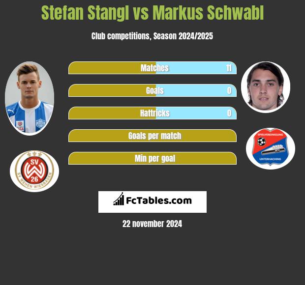 Stefan Stangl vs Markus Schwabl h2h player stats