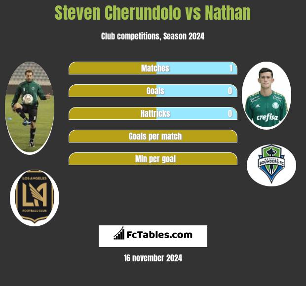 Steven Cherundolo vs Nathan h2h player stats