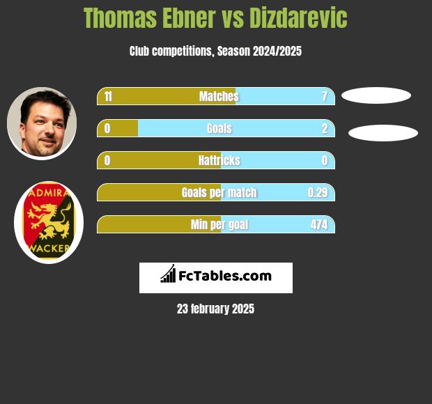 Thomas Ebner vs Dizdarevic h2h player stats