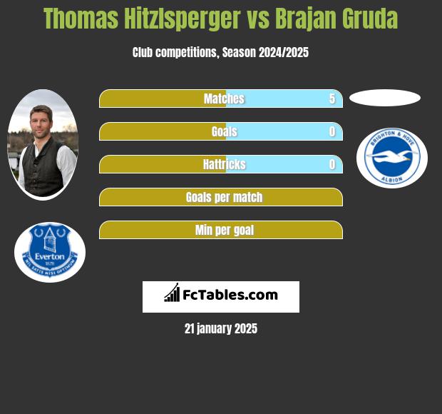 Thomas Hitzlsperger vs Brajan Gruda h2h player stats