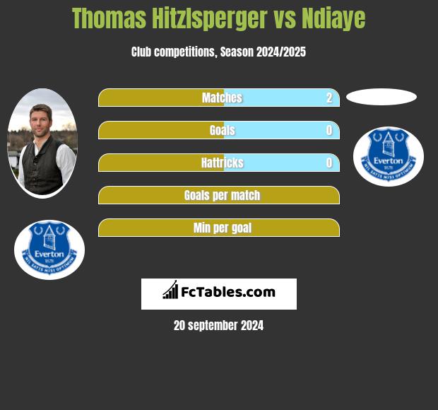 Thomas Hitzlsperger vs Ndiaye h2h player stats