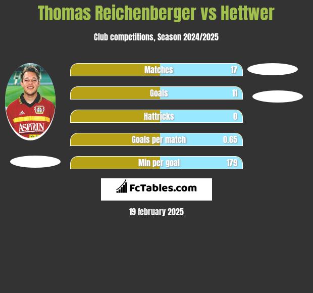 Thomas Reichenberger vs Hettwer h2h player stats