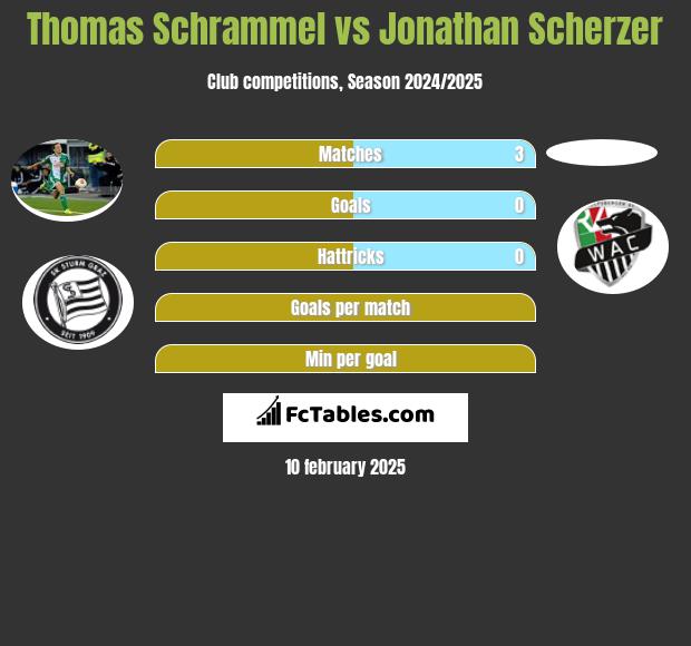 Thomas Schrammel vs Jonathan Scherzer h2h player stats