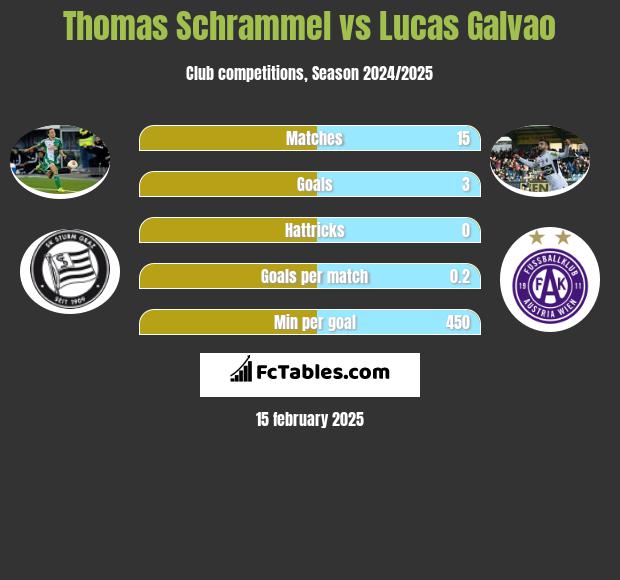 Thomas Schrammel vs Lucas Galvao h2h player stats