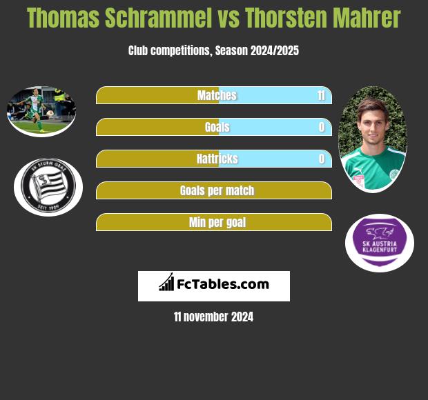 Thomas Schrammel vs Thorsten Mahrer h2h player stats