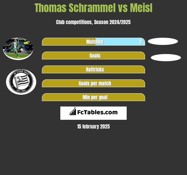 Thomas Schrammel vs Meisl h2h player stats