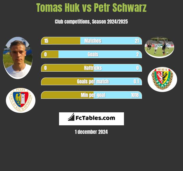 Tomas Huk vs Petr Schwarz h2h player stats