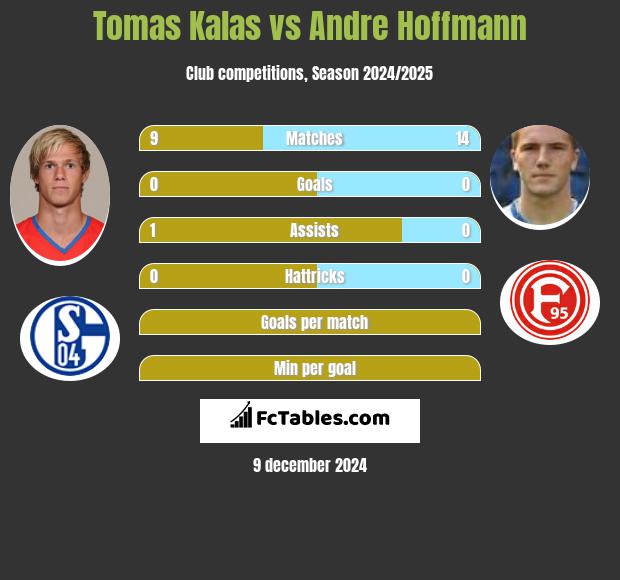 Tomas Kalas vs Andre Hoffmann h2h player stats