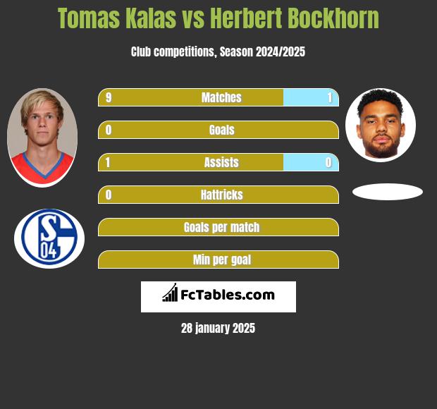 Tomas Kalas vs Herbert Bockhorn h2h player stats