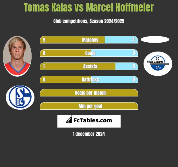 Tomas Kalas vs Marcel Hoffmeier h2h player stats