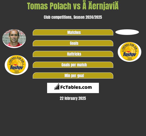 Tomas Polach vs Å ÄernjaviÄ h2h player stats