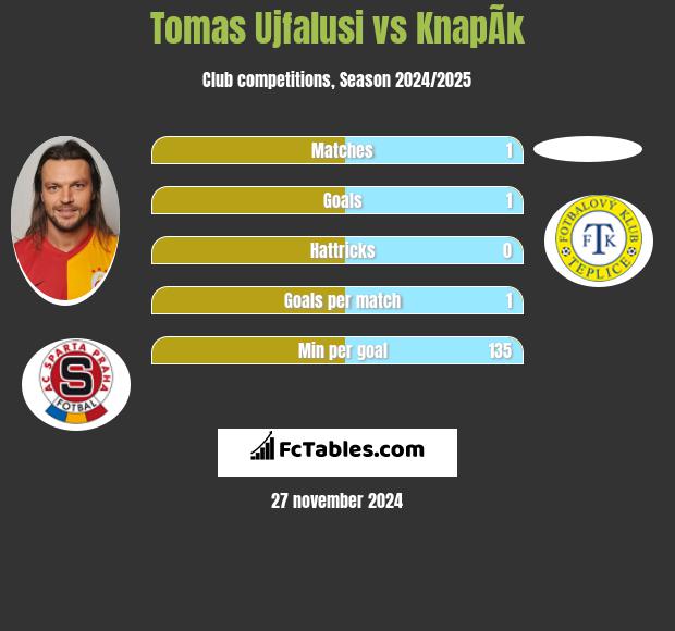 Tomas Ujfalusi vs KnapÃ­k h2h player stats